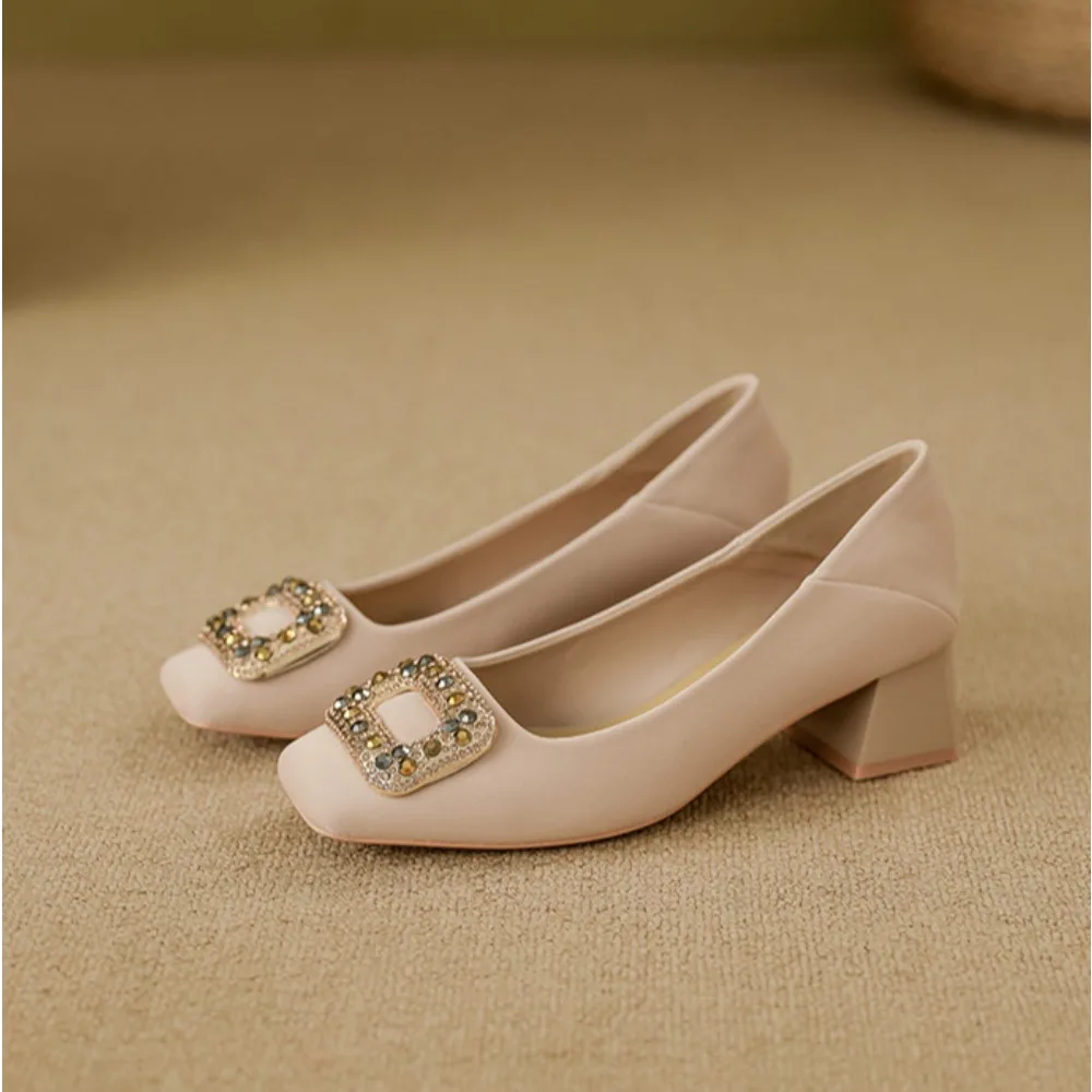 Women Formal Wear With Shoes - 2026년 여성 정장용 하이힐, 사각 버클