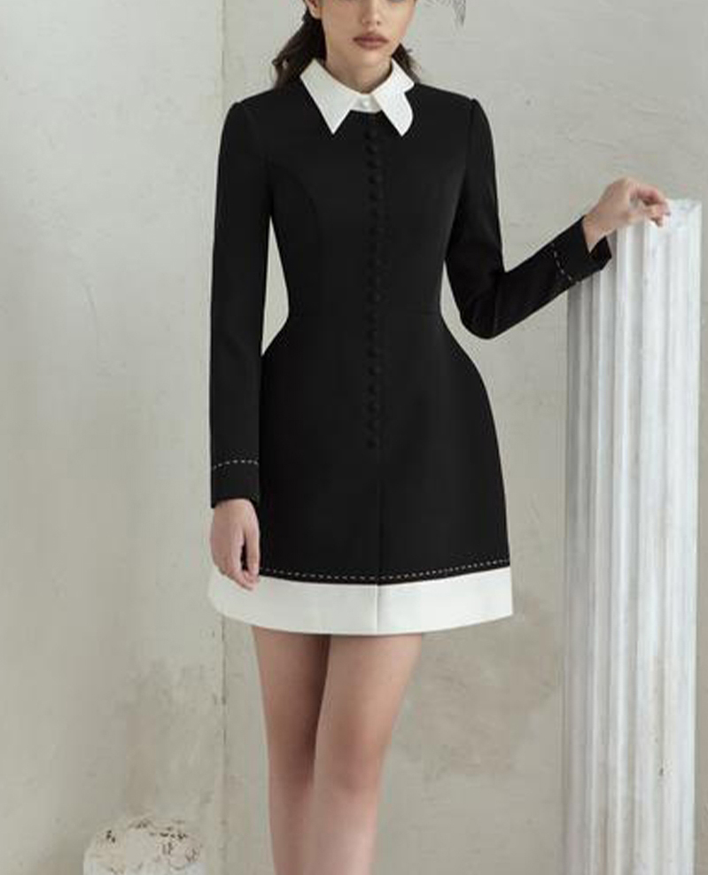 Formal Dress Female - 테일러 샵 리틀 블랙 드레스 블랙