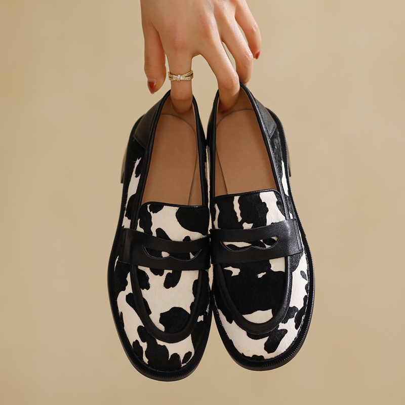 Formal Wear Women'S Loafers - 2026 여성 로퍼 정장용 천연 가죽