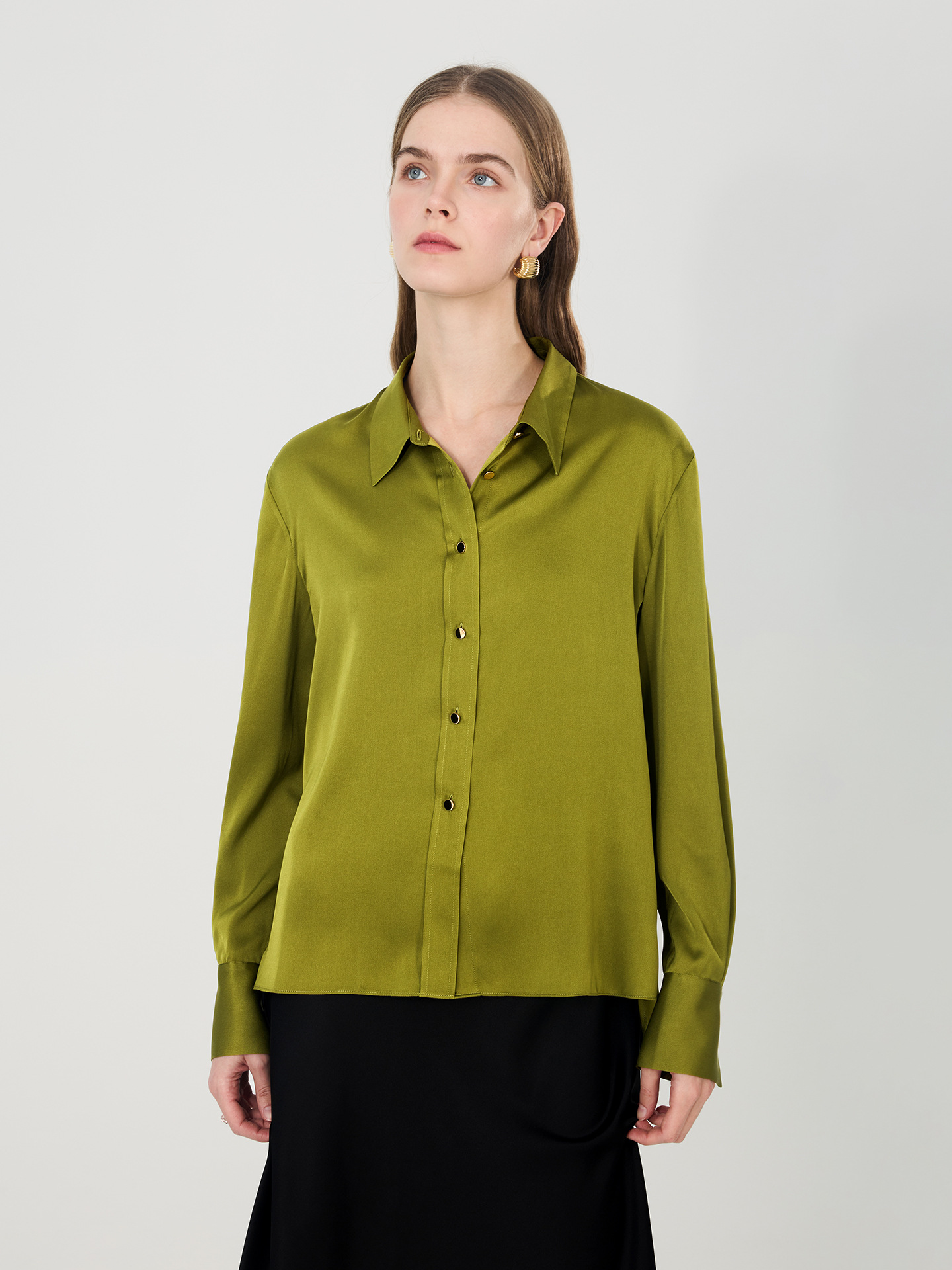 Women Formal Blouses For Evening Wear - 2026 신상 멀베리 실크 셔츠 여성용