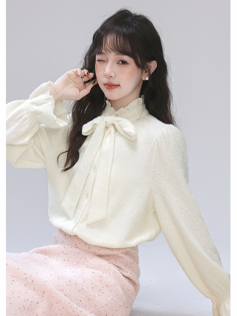 Women Formal Blouses For Evening Wear - 긴 소매 셔츠 여성 새틴 버튼