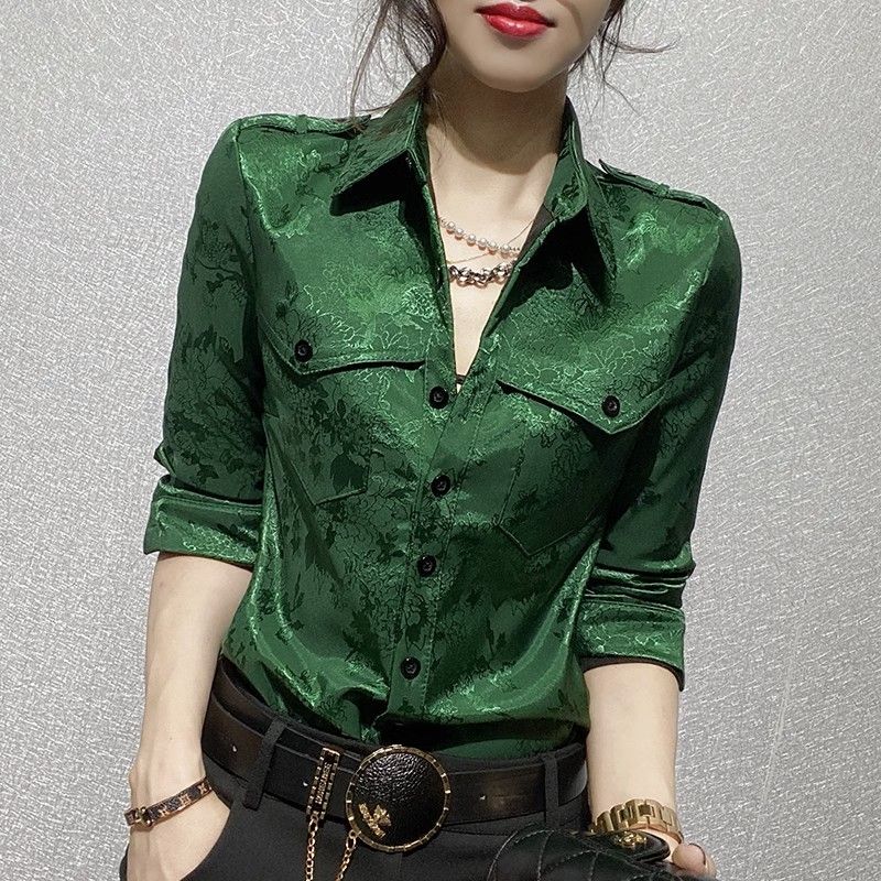 Formal Dress Female - 여성용 긴팔 셔츠 블라우스, 사무실 의상