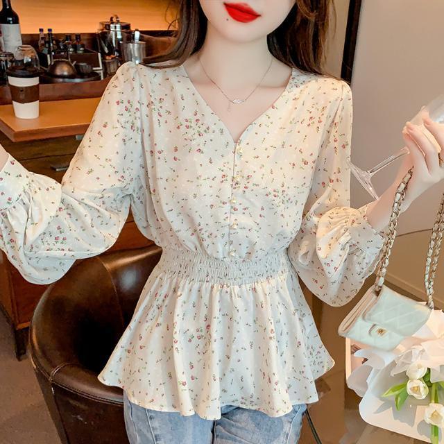 Women Formal Blouses For Evening Wear - 긴 소매 셔츠 여성 격자 무늬