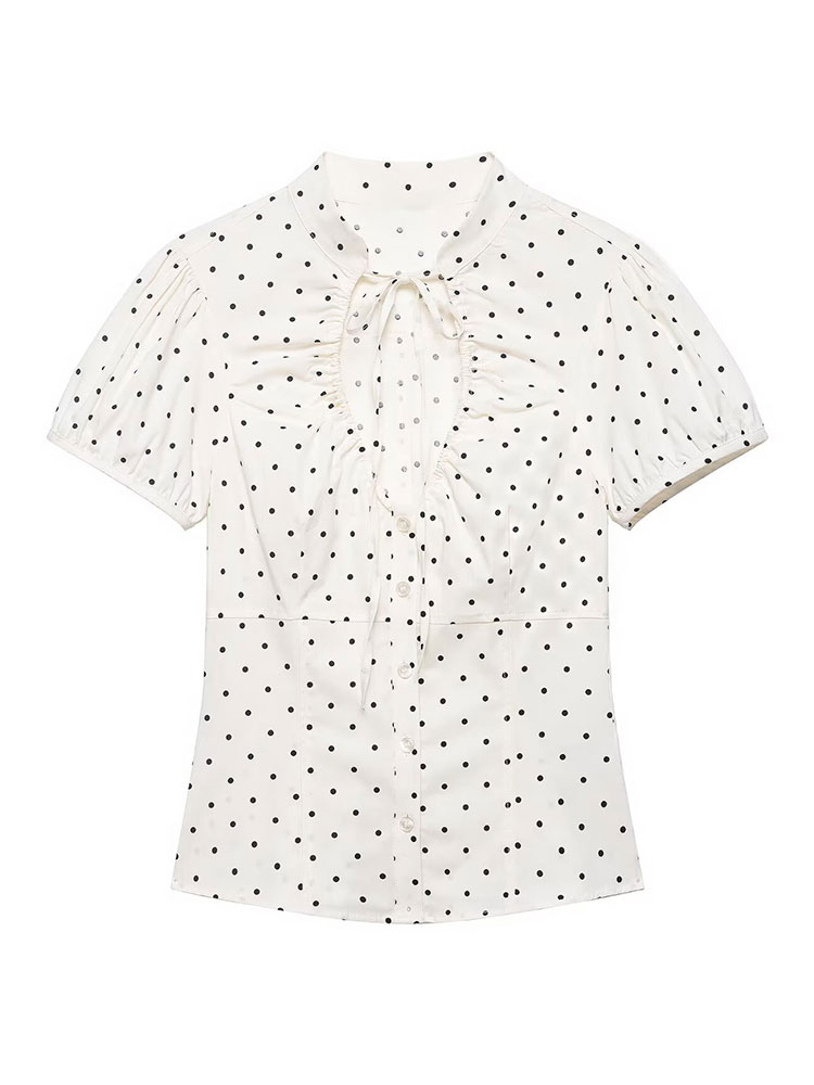 Women Formal Blouses For Evening Wear - HH 빈티지 레트로 여성용 흰색 셔츠