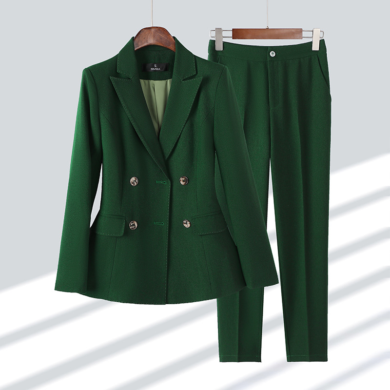 Women Formal Wear With Black Blazer - 패션 여성 정장 정식 여성 오피스
