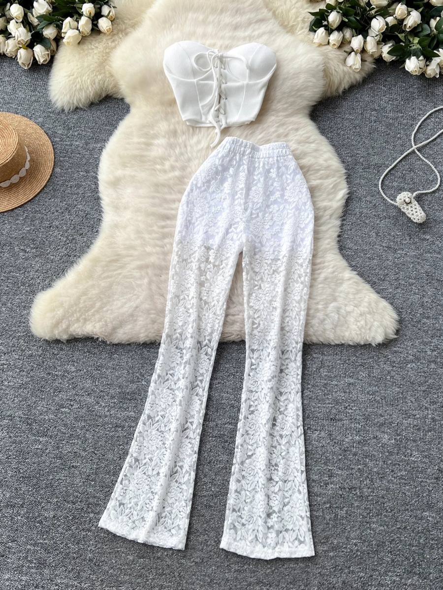 Women'S Formal Wear Pants - Foamlina American Ins 여성 섹시한 스트랩