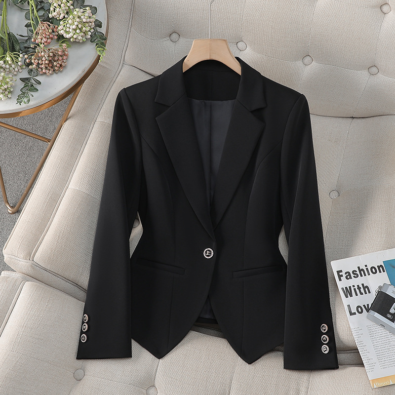 새로운 패션 여성 정장 블레이저 여성 레드 화이트 블랙 - Women Formal Wear With Black Blazer 리뷰 및 가격