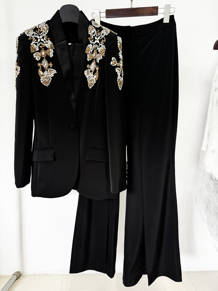 하이 스트리트 최신 2026 디자이너 정장 여성용 비즈 - Women'S Formal Wear Pants 리뷰 및 가격