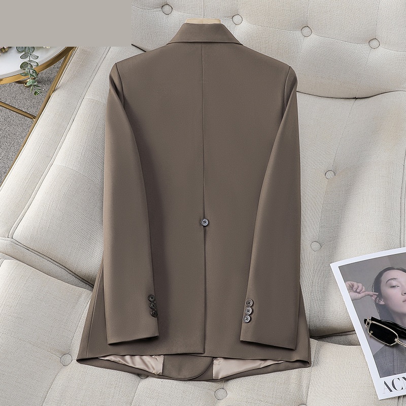 하이 퀄리티 여성용 블랙 다크 브라운 더블 브레스트 재 - Women Formal Wear With Black Blazer 리뷰 및 가격