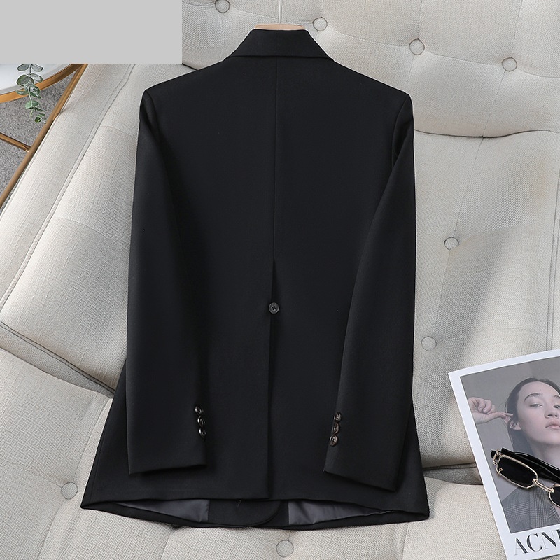 하이 퀄리티 여성용 블랙 다크 브라운 더블 브레스트 재 - Women Formal Wear With Black Blazer 리뷰 및 가격