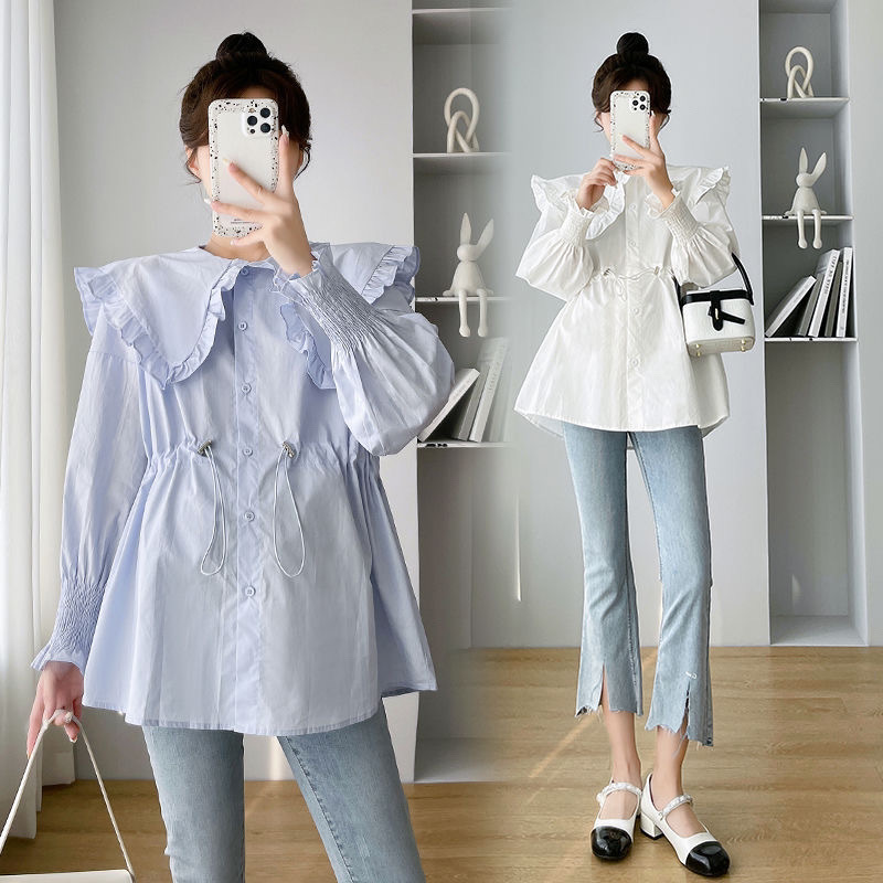 긴팔 셔츠 여성용 코튼 플래드 버튼다운 탑 슬림핏 고딕 - Women Formal Blouses For Evening Wear 리뷰 및 가격