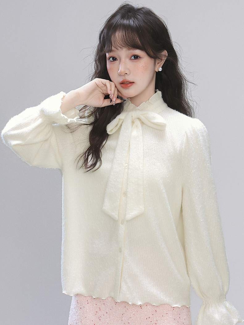 긴 소매 셔츠 여성 새틴 버튼 다운 슬림 피트 칼라 중 - Women Formal Blouses For Evening Wear 리뷰 및 가격