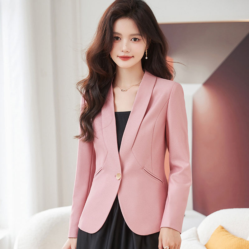 여성용 정장 블레이저, 여성용 핑크 살구색 블랙, 긴팔 - Women Formal Wear With Black Blazer 리뷰 및 가격