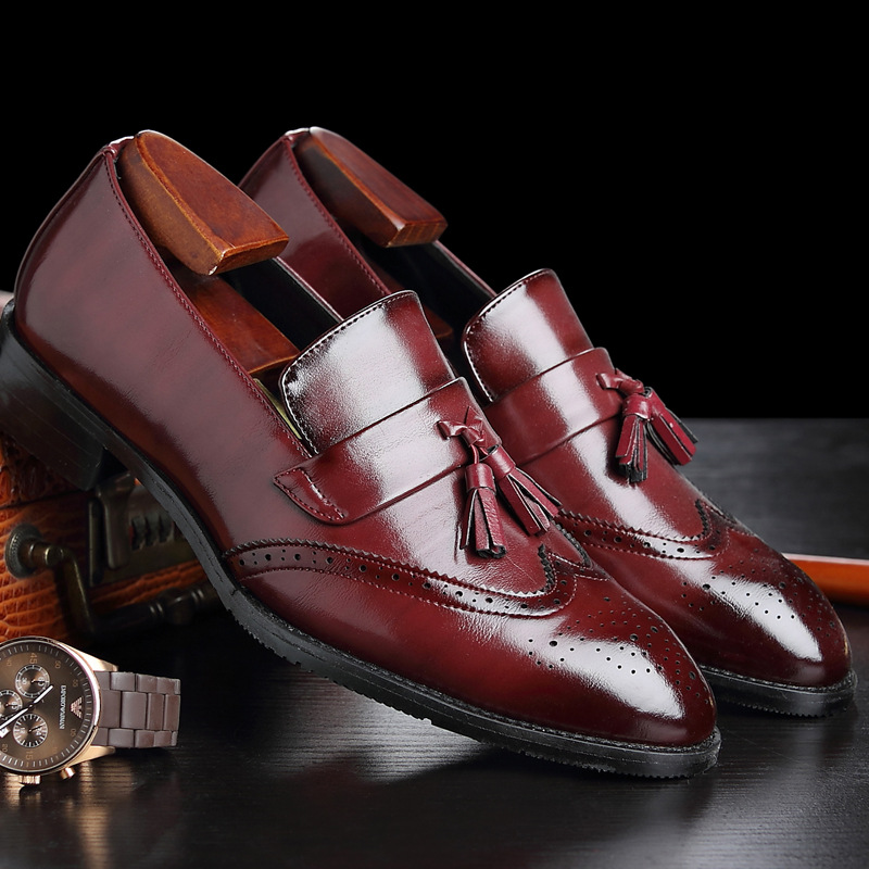 클래식 남성 가죽 태슬 로퍼 수제 슬립온 캐주얼 정장  - Formal Wear Women'S Loafers 리뷰 및 가격