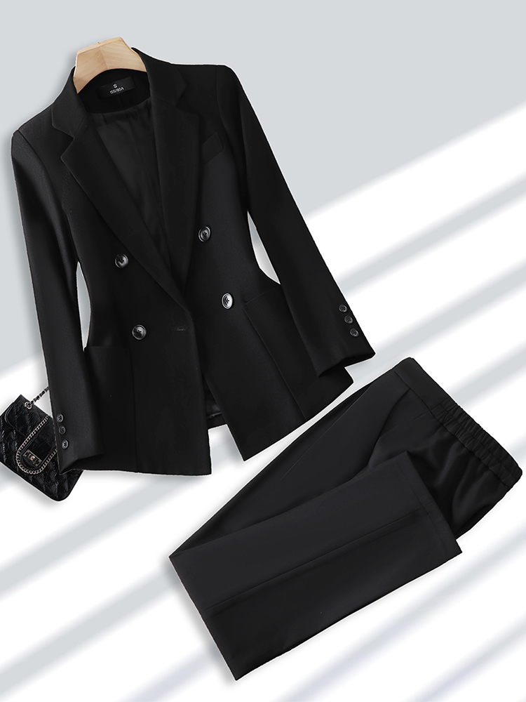 여성용 정장 바지 정장, 사무용 비즈니스 작업복 블레이 - Women Formal Wear With Black Blazer 리뷰 및 가격