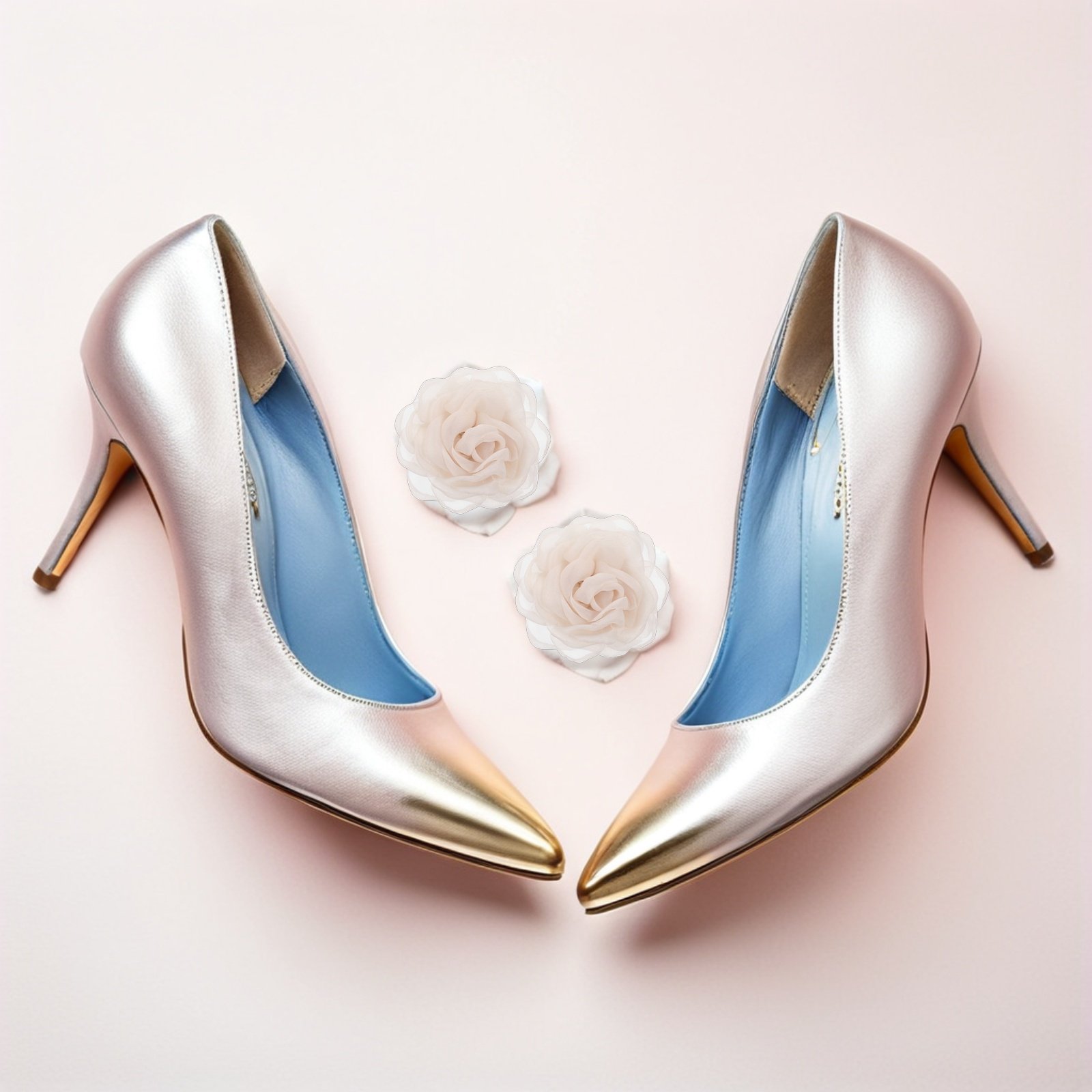 1 쌍의 탈착식 레이스 로즈 슈즈 버클 클립 여성용 꽃 - Women Formal Wear With Shoes 리뷰 및 가격