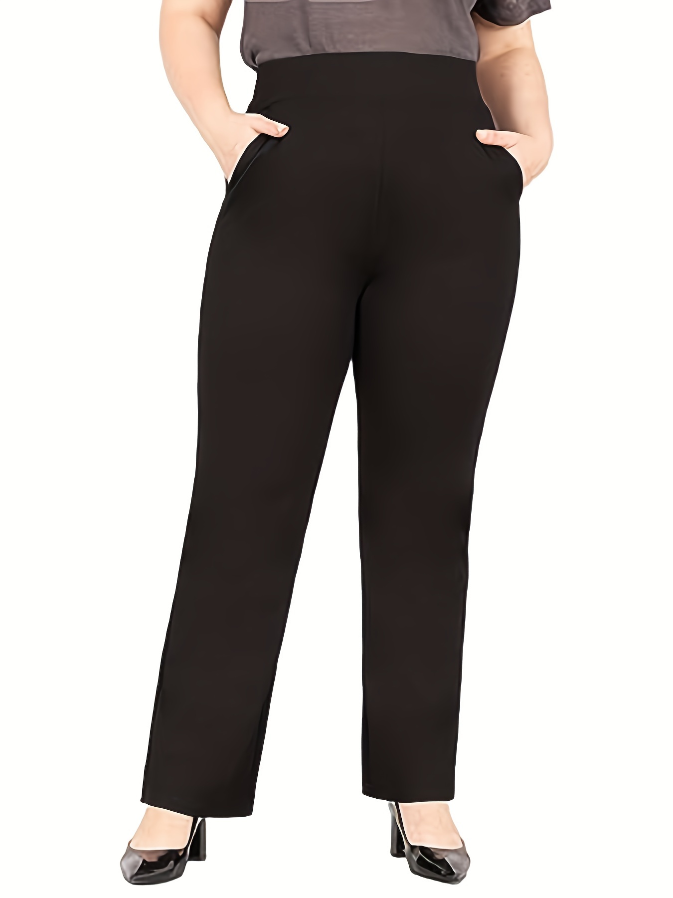여름 신작 여성 플러스 사이즈 니트 원단 비즈니스 정장 - Women'S Formal Wear Pants 리뷰 및 가격