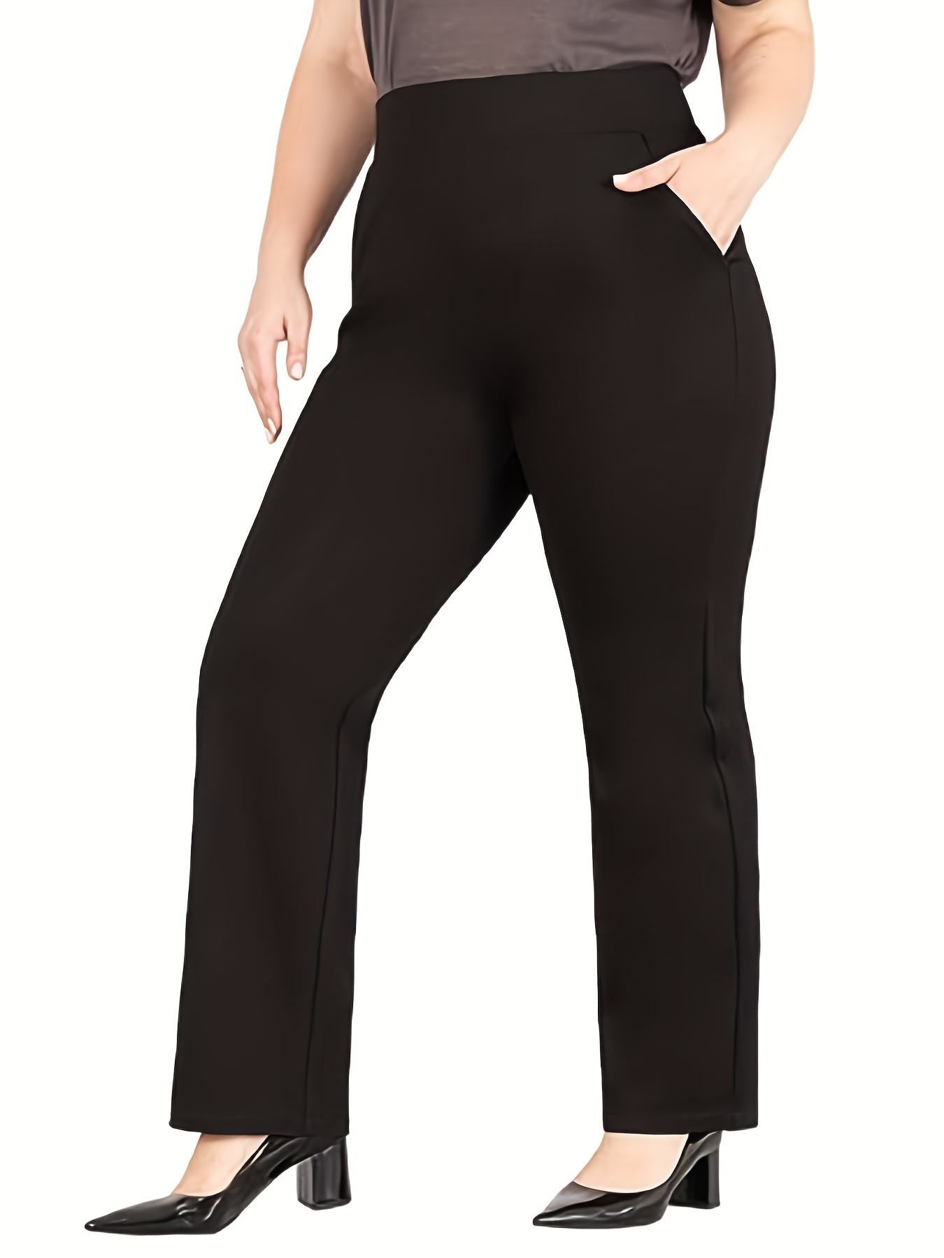 여름 신작 여성 플러스 사이즈 니트 원단 비즈니스 정장 - Women'S Formal Wear Pants 리뷰 및 가격