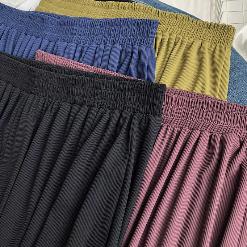 플러스 사이즈 6XL 150KG 여름 얇은 바지 솔리드 - Women'S Formal Wear Pants 리뷰 및 가격