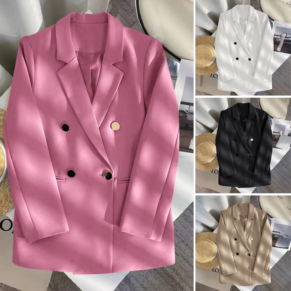 2025 패션 여성 블레이저 여성 코트 봄 가을 블랙  - Women Formal Wear With Black Blazer 리뷰 및 가격