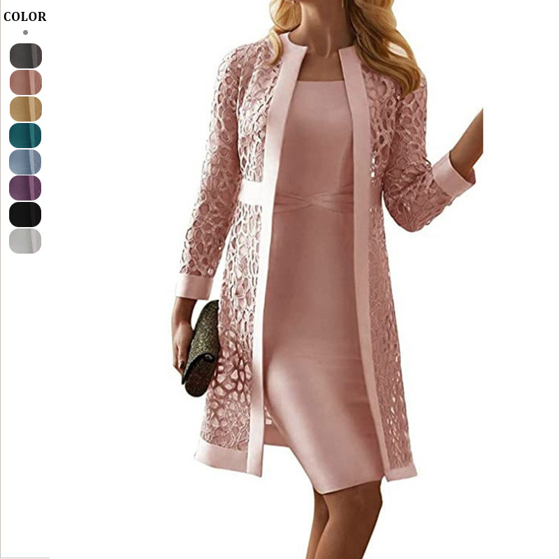 Wein 레이스 카디건 드레스 두 코트 레이디 여성 여 - Formal Dress Female 리뷰 및 가격