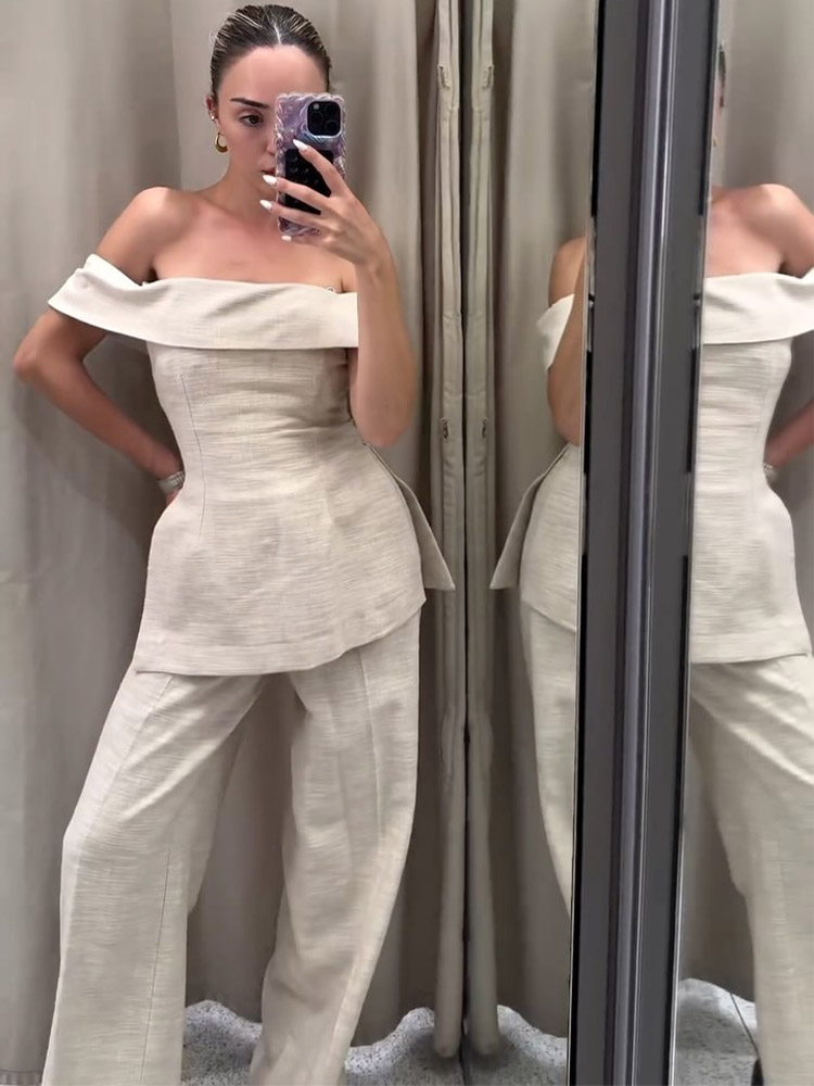 여성 하이웨이스트 지퍼 루즈 팬츠+2024 솔리드 슬림 - Women'S Formal Wear Pants 리뷰 및 가격