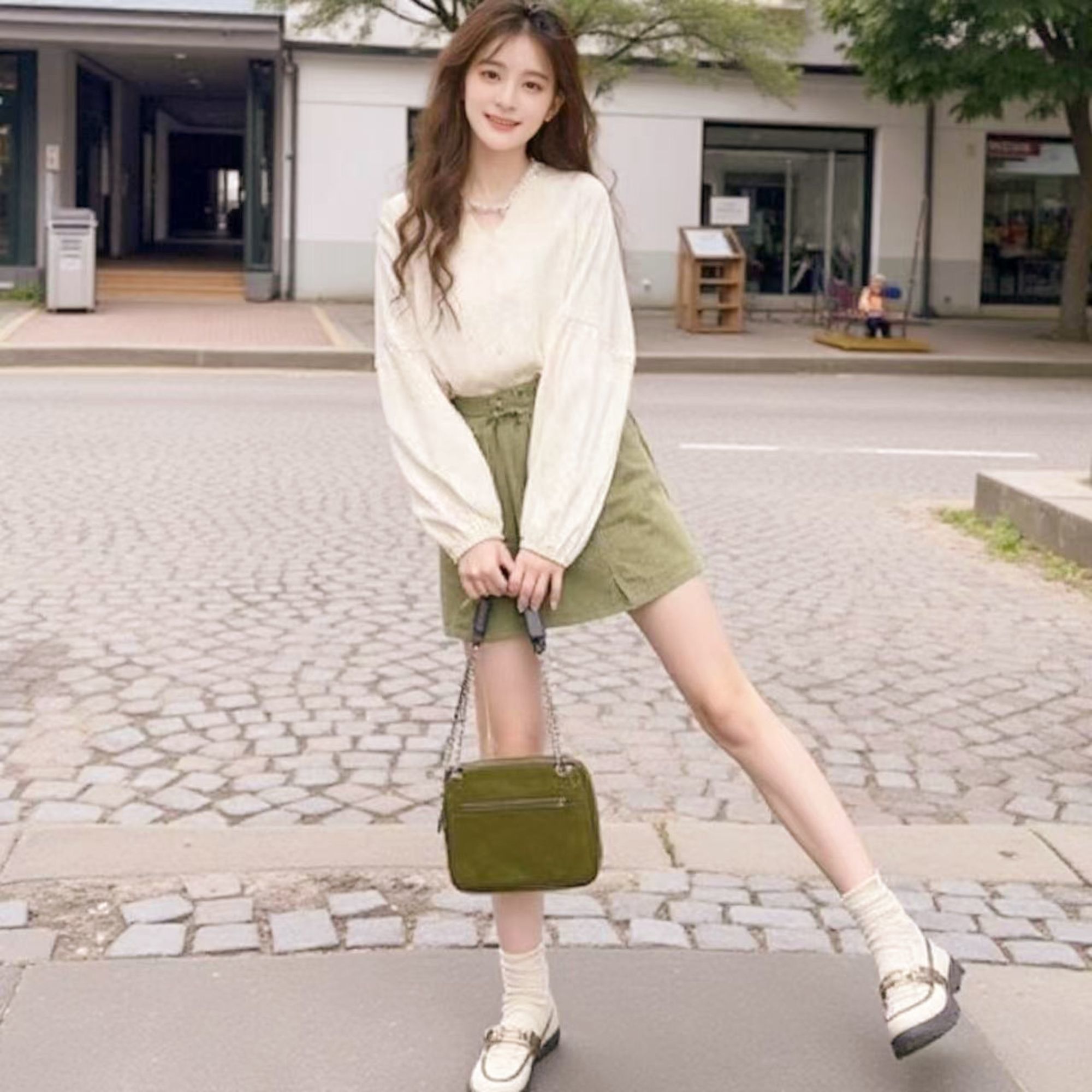 긴 소매 셔츠 여성 쉬폰 레이스 업 슬림 피트 프릴 턴 - Women Formal Blouses For Evening Wear 리뷰 및 가격