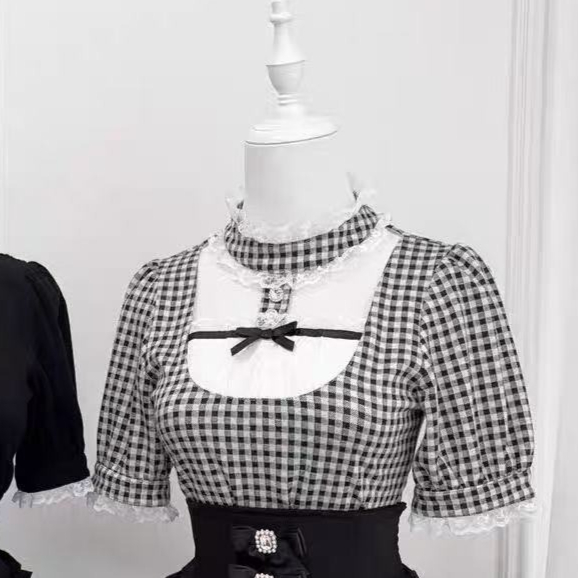 일본 로리타 블라우스 여성용 귀여운 하라주쿠 JK 리본 - Women Formal Blouses For Evening Wear 리뷰 및 가격
