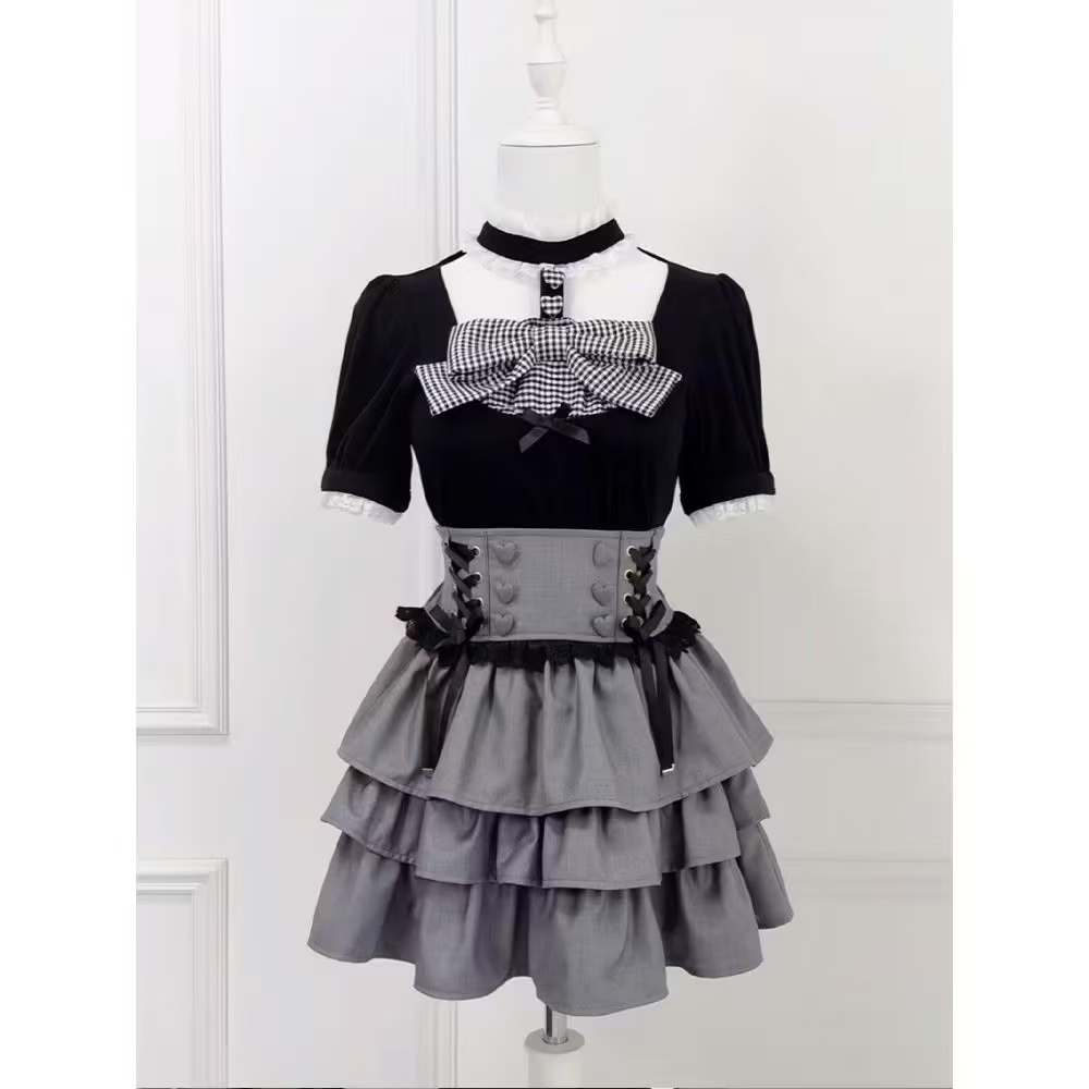 일본 로리타 블라우스 여성용 귀여운 하라주쿠 JK 리본 - Women Formal Blouses For Evening Wear 리뷰 및 가격