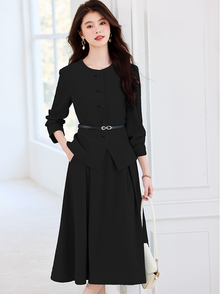 하이 스트리트 패션 여성 정장 블레이저 스커트 수트 블 - Women Formal Wear With Black Blazer 리뷰 및 가격