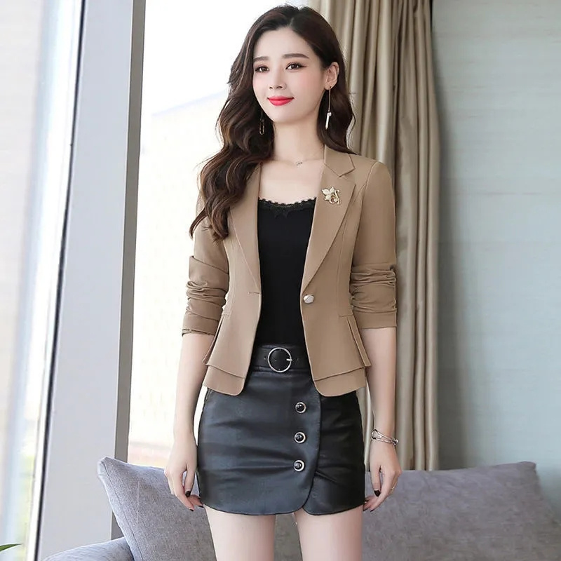 여성용 레드 그린 베이지 블랙 솔리드 여성 비즈니스 워 - Women Formal Wear With Black Blazer 리뷰 및 가격