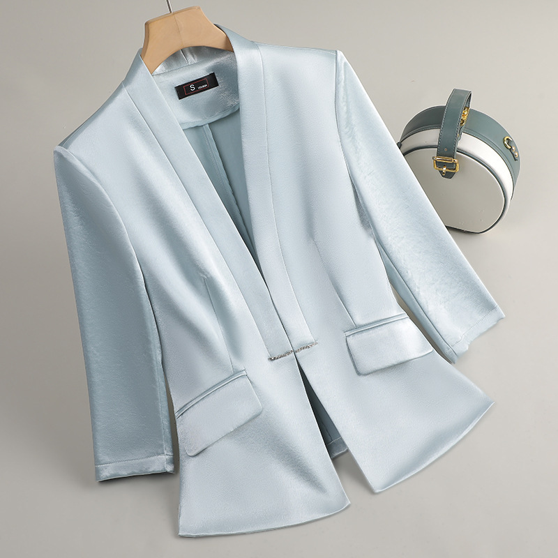 전문 여성 블랙 화이트 블루 블레이저 새로운 봄 여름  - Women Formal Wear With Black Blazer 리뷰 및 가격