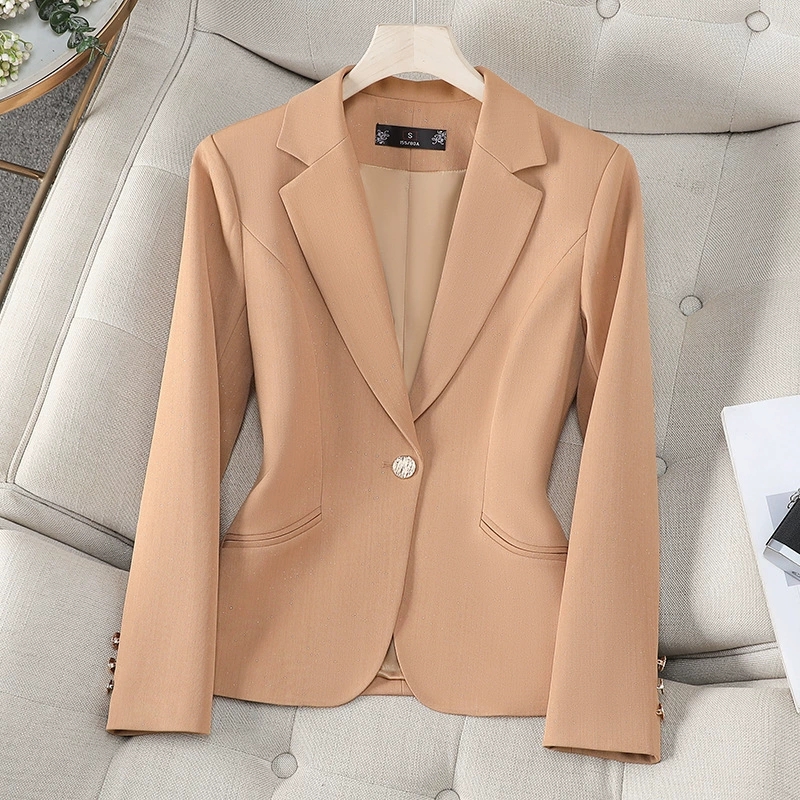2025 봄 가을 여성 블레이저 재킷 블랙 카키 레드  - Women Formal Wear With Black Blazer 리뷰 및 가격