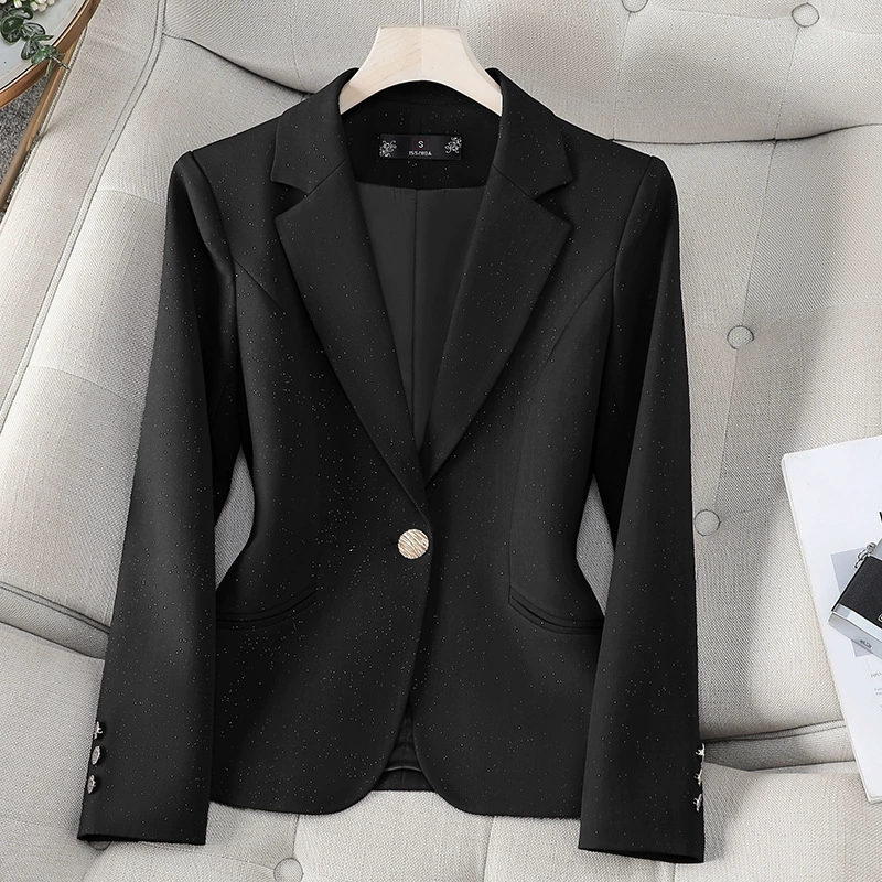 2025 봄 가을 여성 블레이저 재킷 블랙 카키 레드  - Women Formal Wear With Black Blazer 리뷰 및 가격